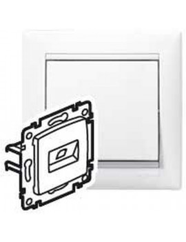 Legrand 774247 Valena körömmel fehér 2xRJ45 LCS2 Cat6 UTP aljzat