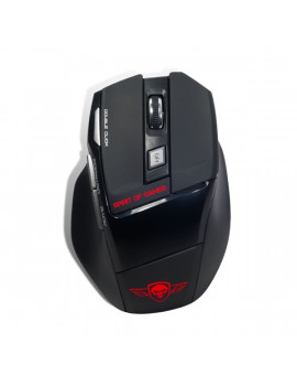 Spirit of Gamer PRO-M9 2000DPI vezeték nélküli fekete gamer egér